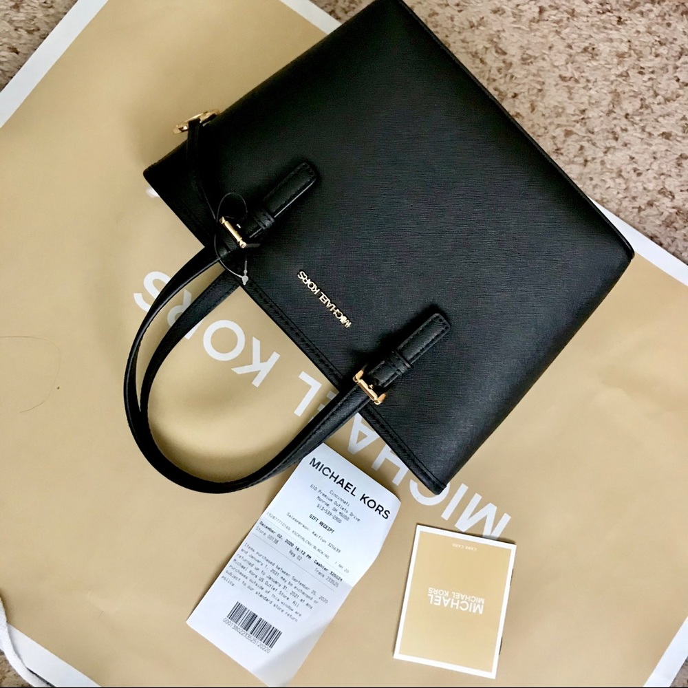 MK Jet Set Travel XS TZ Tote Crossbody Leather